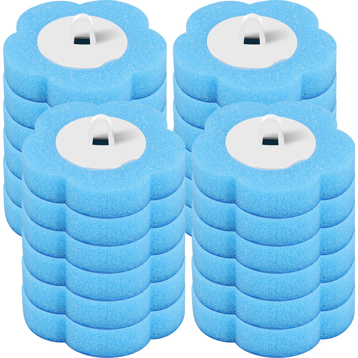 The Magic Toilet Brush Replacement Foams 24 Pcs